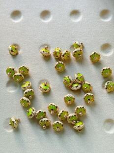 10mm新中式国风景泰蓝珐琅彩镂空紫色绿色扣子旗袍汉服唐装辅料