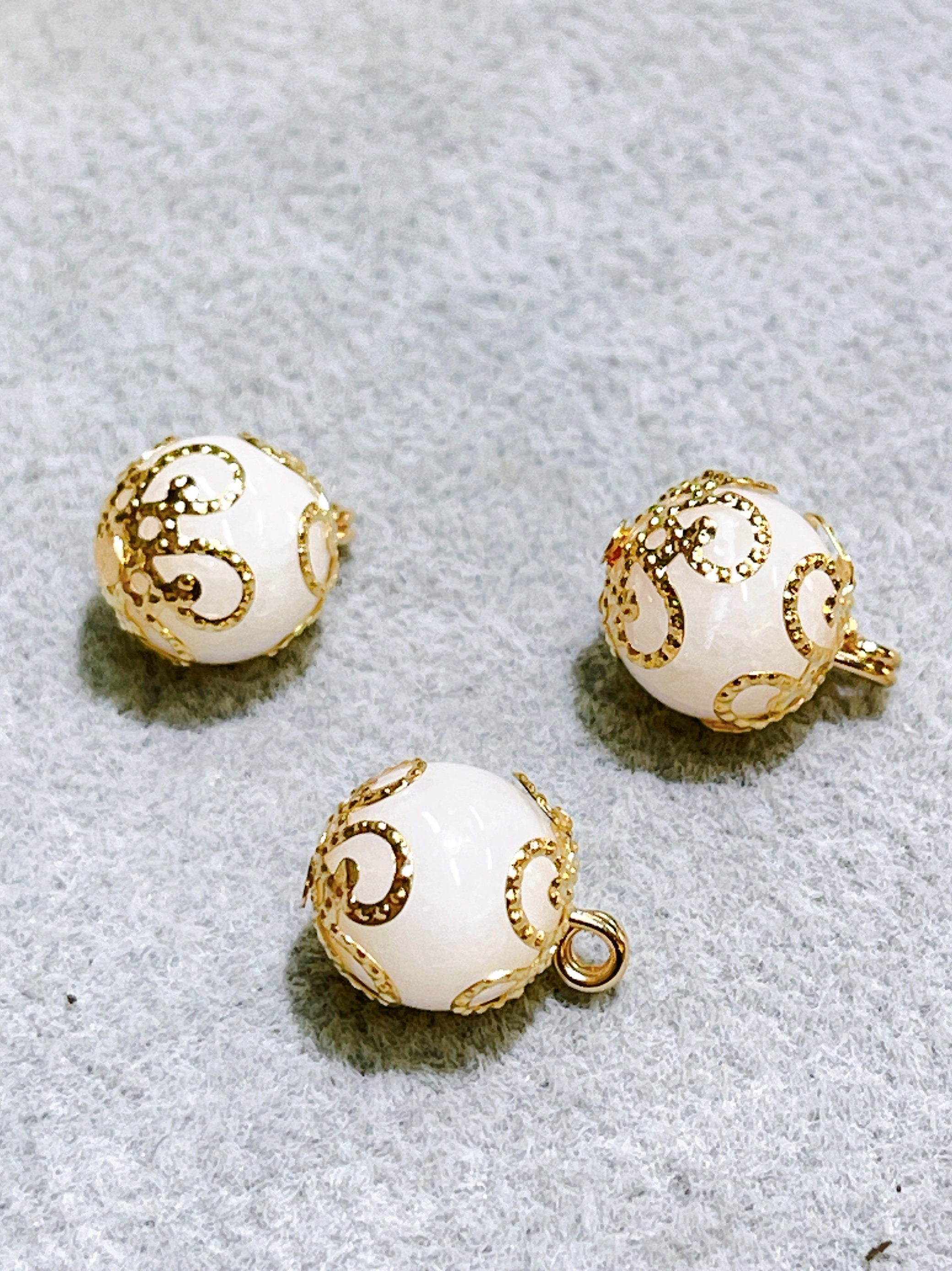 XITI 溪緹10mm五颗白玉石天然石国风纽扣旗袍服装辅料香云纱真丝,居家布艺,纽扣,淘宝优惠券,粉丝福利购,淘宝优惠卷