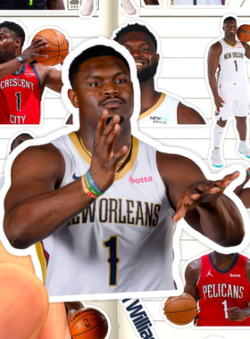 蔡恩威廉森贴纸高清防水鹈鹕队球员New Orleans Pelicans粘贴画