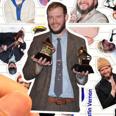 Bon Iver贴纸高清防水美好冬季乐队JustinVernon贾斯汀弗农粘贴画