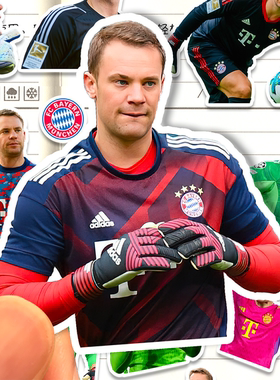 曼努埃尔诺伊尔贴纸高清防水足球运动员Manuel Neuer诺前锋粘贴画