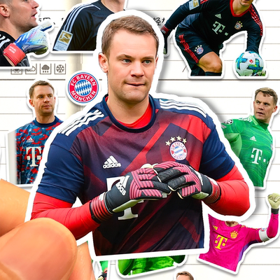 曼努埃尔诺伊尔贴纸高清防水足球运动员Manuel Neuer诺前锋粘贴画