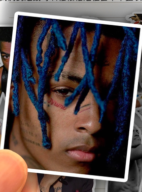 XXXTentacion贴纸高清防水美国饶舌歌手周边装饰手账贴画贴手机壳