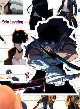 Sung Jinwoo贴纸高清防水我独自升级Solo Leveling收藏手账粘贴画