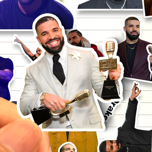Drake贴纸高清防水说唱歌手奥布瑞德雷克格瑞汉周边装饰贴手机壳