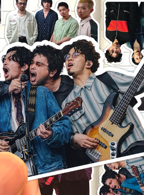 King Gnu贴纸高清防水日本摇滚乐队王牛井口理收藏装饰手账粘贴画