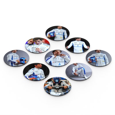 卡洛斯赛恩斯高清徽章吧唧威廉姆斯车队车手Carlos Sainz收藏谷子