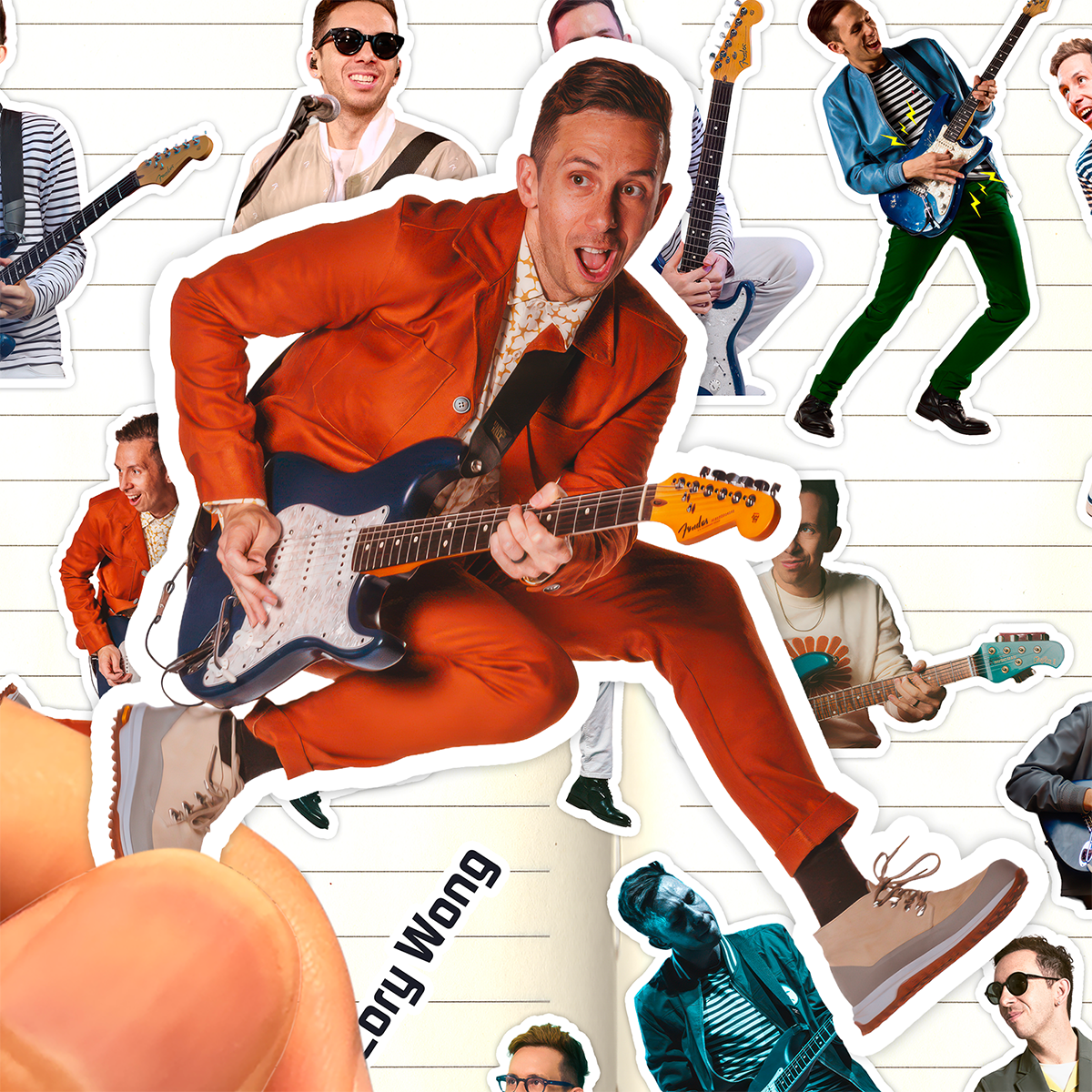 Cory Wong贴纸高清防水美国吉他手词曲作者收藏手账装饰粘贴画