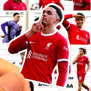 TAA阿诺德贴纸高清防水利物浦足球运动员Arnold装饰贴画粘行李箱