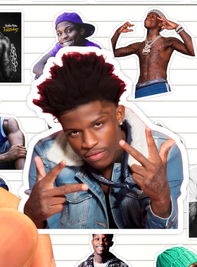 Quando Rondo贴纸高清防水美国说唱歌手昆多朗多收藏装饰粘贴画