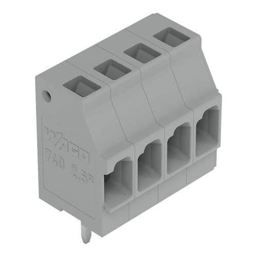 WAGO德国万可740-102/103/104/105/106PCB电路板接线端子间距5MM