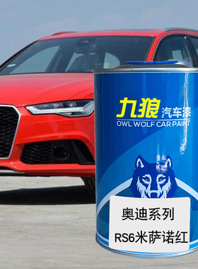 九狼汽车漆成品漆奥油漆迪成品RS4RS6米萨诺红索诺码绿橙色纳多灰