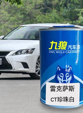 九狼汽车钣金喷漆雷ES克萨油漆斯CT炙橙色珍珠白白金灰金属色白金