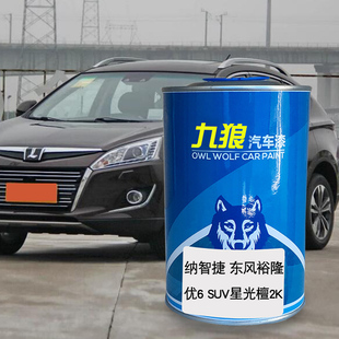 纳智油漆捷琉璃红优6珊瑚蓝星光檀锐3法瓷白车漆喷色金属成品漆