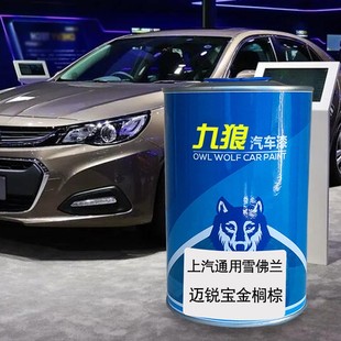九狼汽车翻新改色漆雪佛油漆兰迈锐宝加州红奥斯卡金皓沙白金缕棕