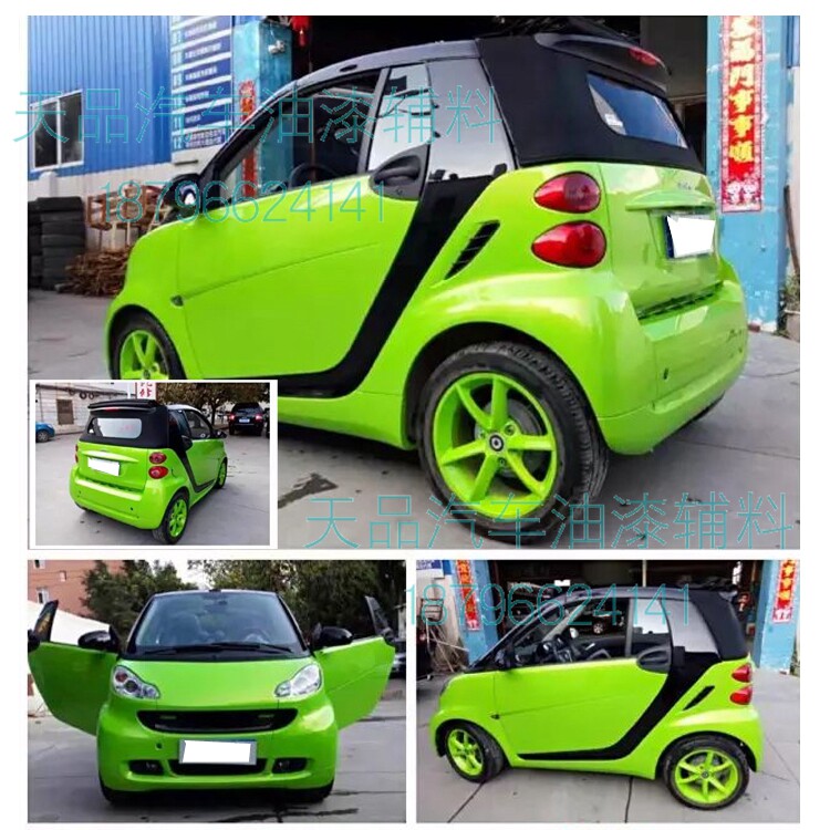 九狼多彩糖果漆 焰彩糖果粉紫 桃红 青绿 天蓝 特效漆汽车改色漆