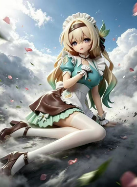 批发/代发 女仆流萤手办二次元动漫周边潮玩模型桌面车载摆件礼物
