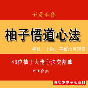 48位游资悟道心法语录一线游资语录思维方式解读电子柚子悟道585