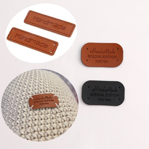 帽子围巾皮标手工制作辅料配件