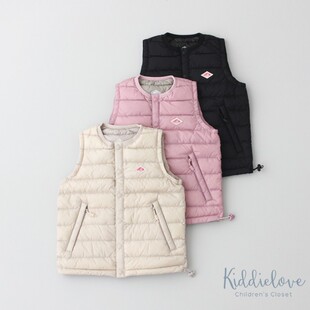 部分现货 日本代购 童装 DANTON 轻量可收纳保暖百搭羽绒马甲