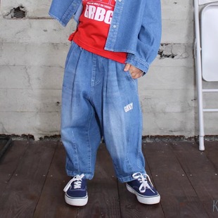 日本 纯棉立体剪裁气球宽松牛仔裤 童装 COLORS GROOVY 部分现货