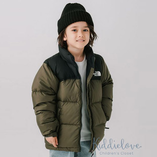 NORTH 部分现货 THE 童装 FACE北脸配色轻盈保暖羽绒服 日本代购