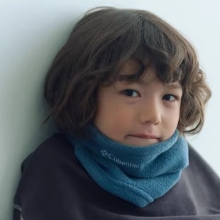 GLRxColumbia 童装 摇粒绒logo刺绣保暖围脖 日本代购 Kiddielove