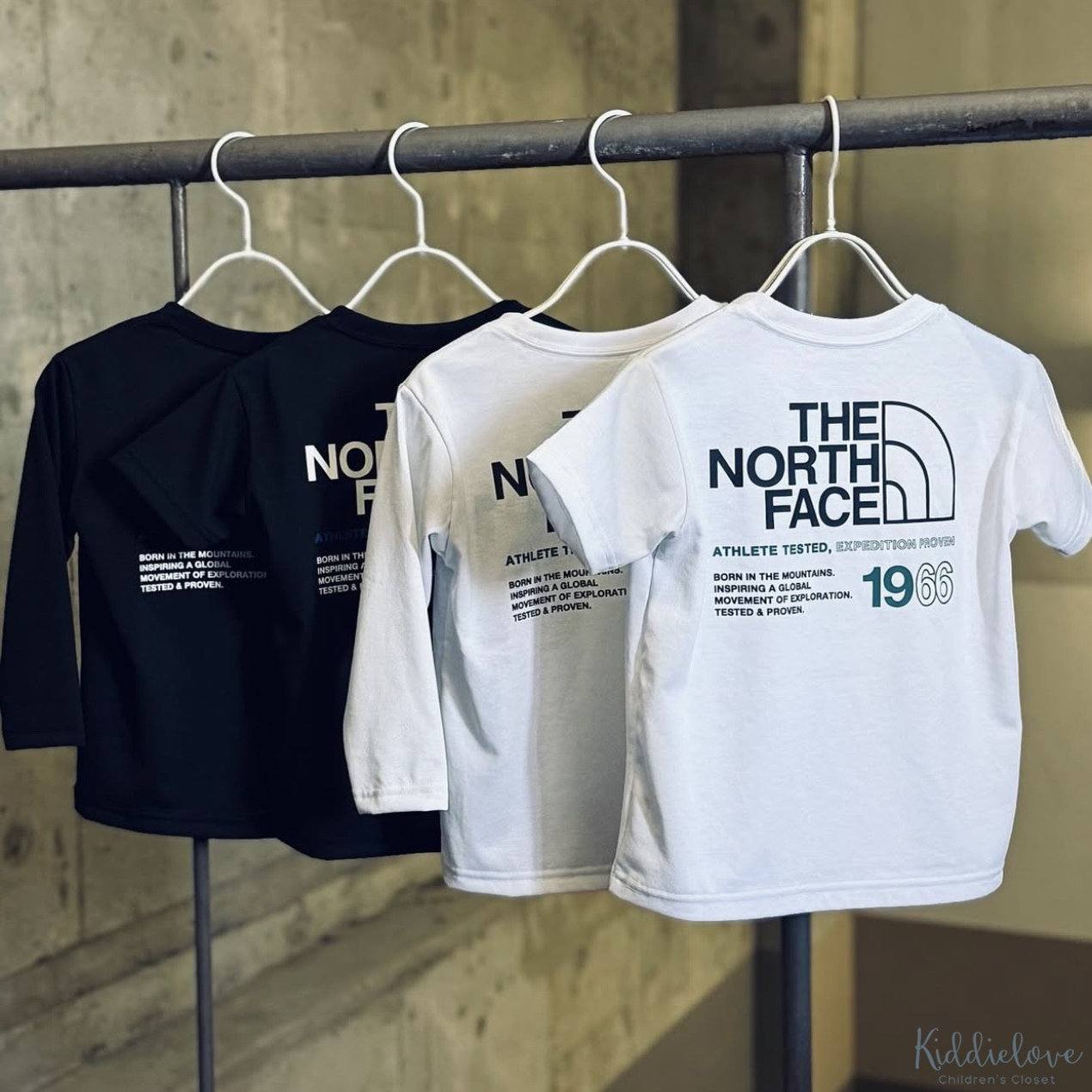 日本代购 童装 THE NORTH FACE 北脸限量后背图案宽松吸汗速干T恤
