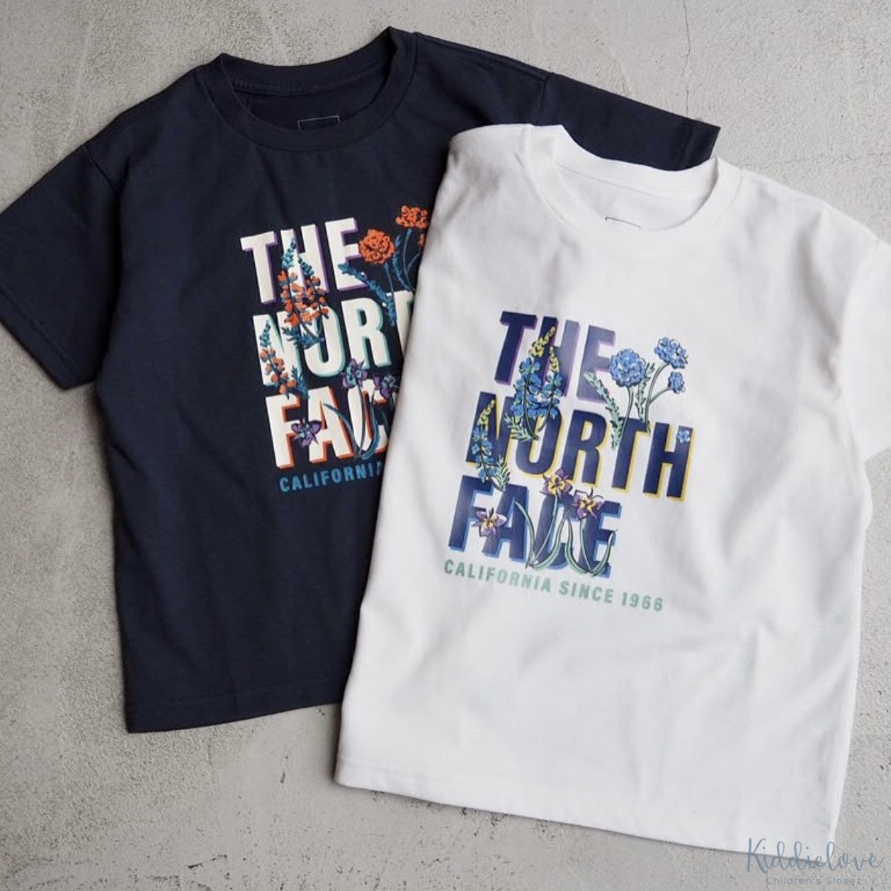 限量北脸花朵logo亲肤短袖T恤