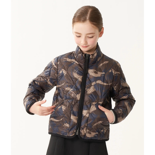 部分现货 日本代购 童装 TAION 上下开拉链立领衍缝羽绒服外套