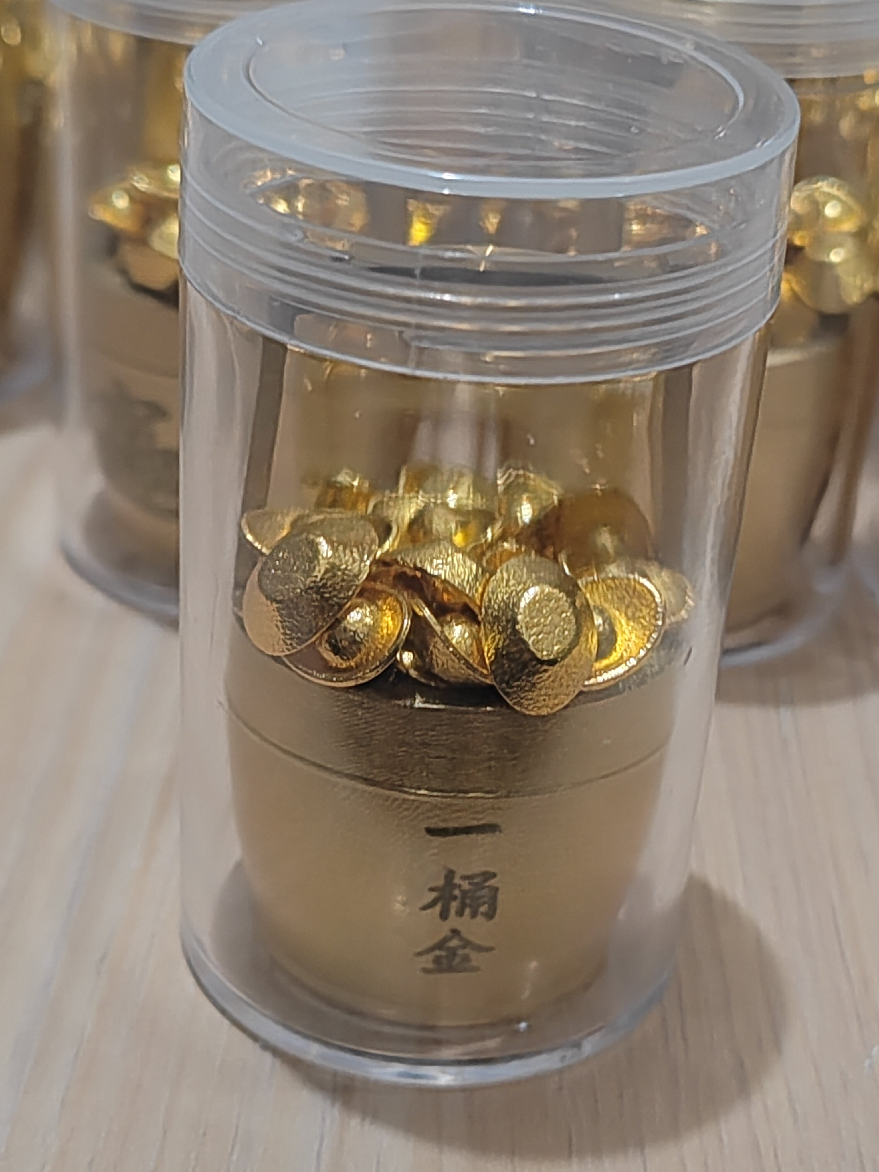 招财神器一桶金中式摆件黄铜元宝装饰摆件
