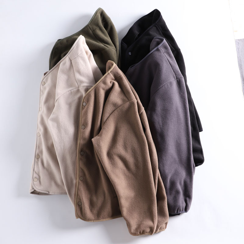 摇粒绒保暖男士夹克情侣外套