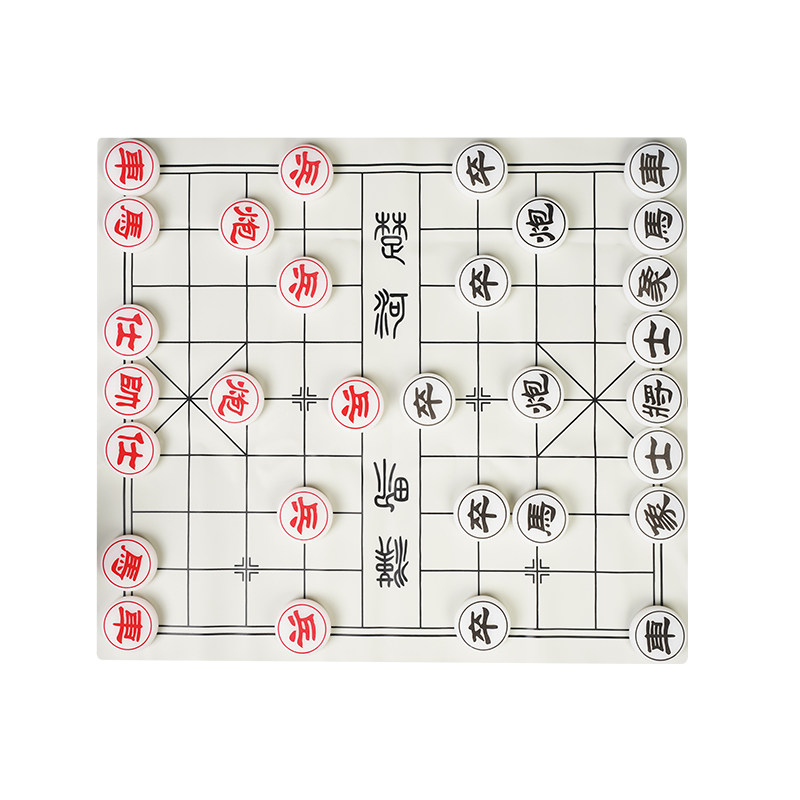 清仓软质益智中国象棋棋盘硅胶材质可折叠放便携带防水揉搓不起皱