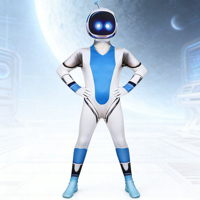 AI连体衣连体服 Astro Bot索尼宇宙机器人cos服 儿童大人成人衣服
