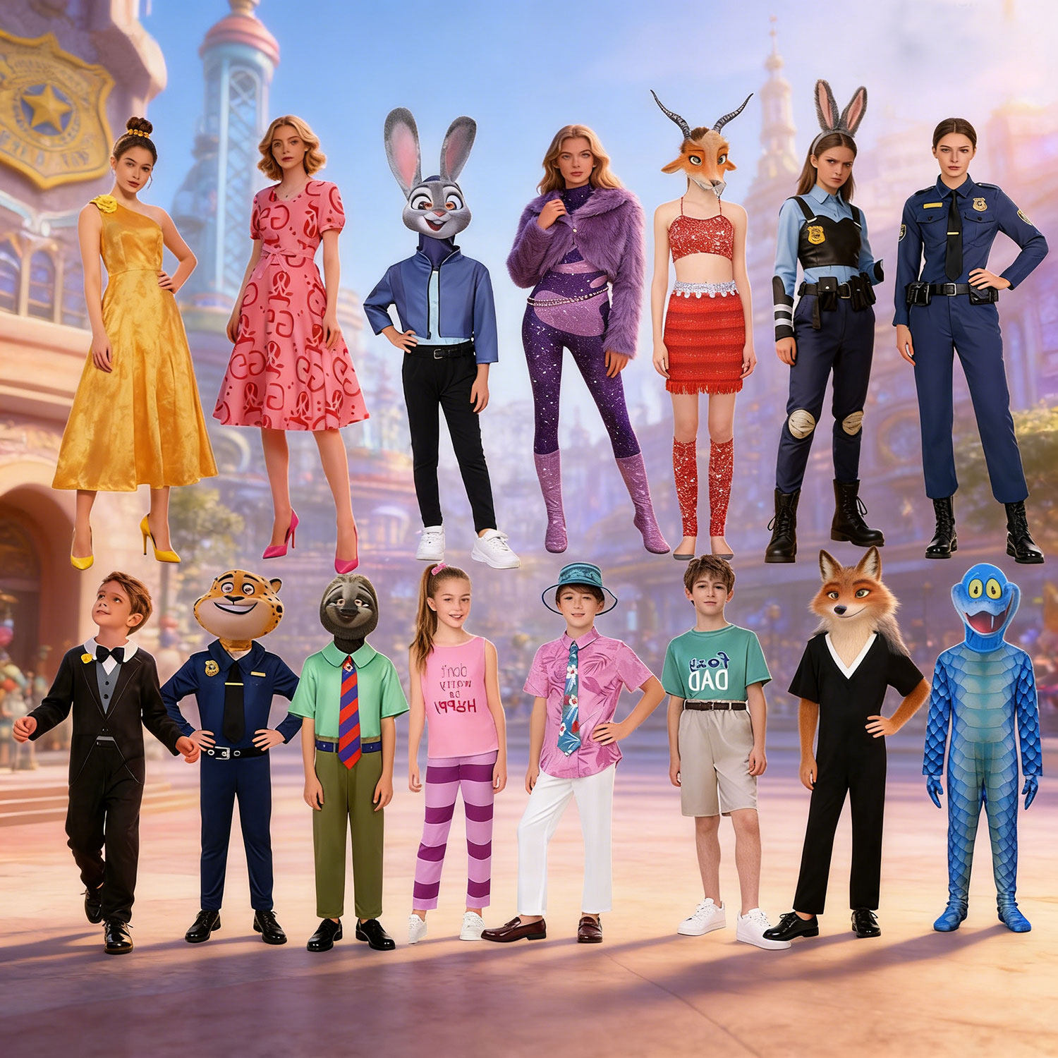 疯狂动物城2朱迪兔子警官尼克狐盖瑞蛇夏奇羊儿童大人成人cos服装,模玩/动漫/周边/娃圈三坑/桌游,万圣/圣诞/儿童节用服饰,淘宝优惠券,粉丝福利购,淘宝优惠卷