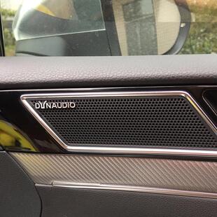 大众迈腾B8丹拿标志音响贴 CC 丹拿DYNAUDIO汽车音响标志装饰贴标