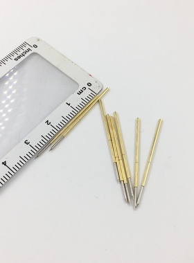 PL75-B1 长度33MM 直上尖头 PCB测试针1.0MM探针 弹簧针 3.3CM