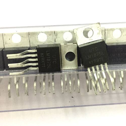 UTCLM1875L 电脑音响功放主板芯片 直插五脚 音频放大器 LM1875L