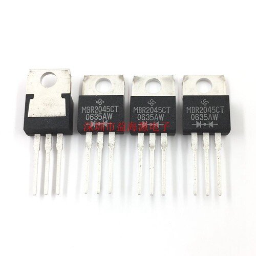 全新原装进口VISHAY MBR2045CT 20A 45V 肖特基二极管 TO-220铁头