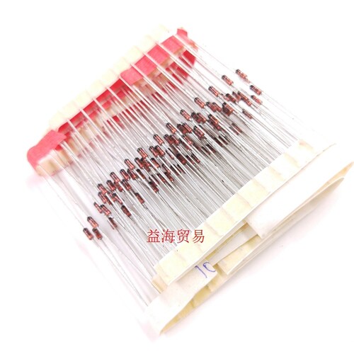 BZX55C3V6 稳压二极管 0.5W 3.6V 3V6 直插 DO35封装 玻璃 编带