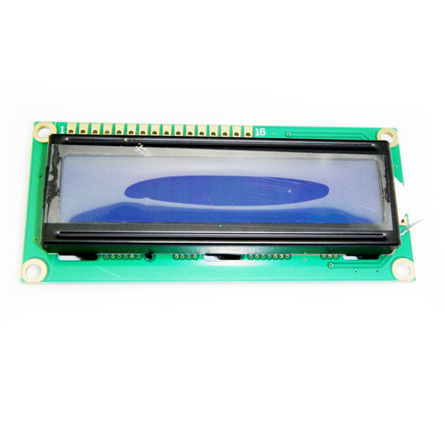 全元芯3.3V LCD1602 蓝屏1602A 兰屏 液晶屏蓝色白字带背光QAPASS