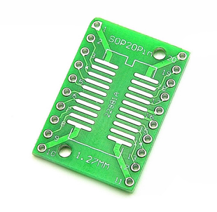 转接板 SOP20 SSOP20 TSSOP20贴片SOP转直插DIP 尺寸0.65/1.27mm