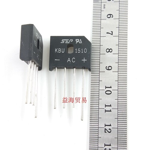 KBU1510 桥堆 15A 1000V 全新原装 电磁炉整流桥 扁桥 桥式整流器