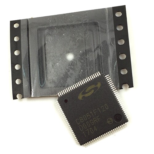 C8051F120 芯片 IC集成电路 QFP100 贴片100脚 C8051F120-GQR