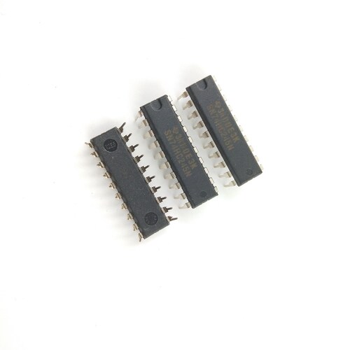 10个 SN74HC245N 全新原装进口  直插芯片八同相三态总线收发器 D