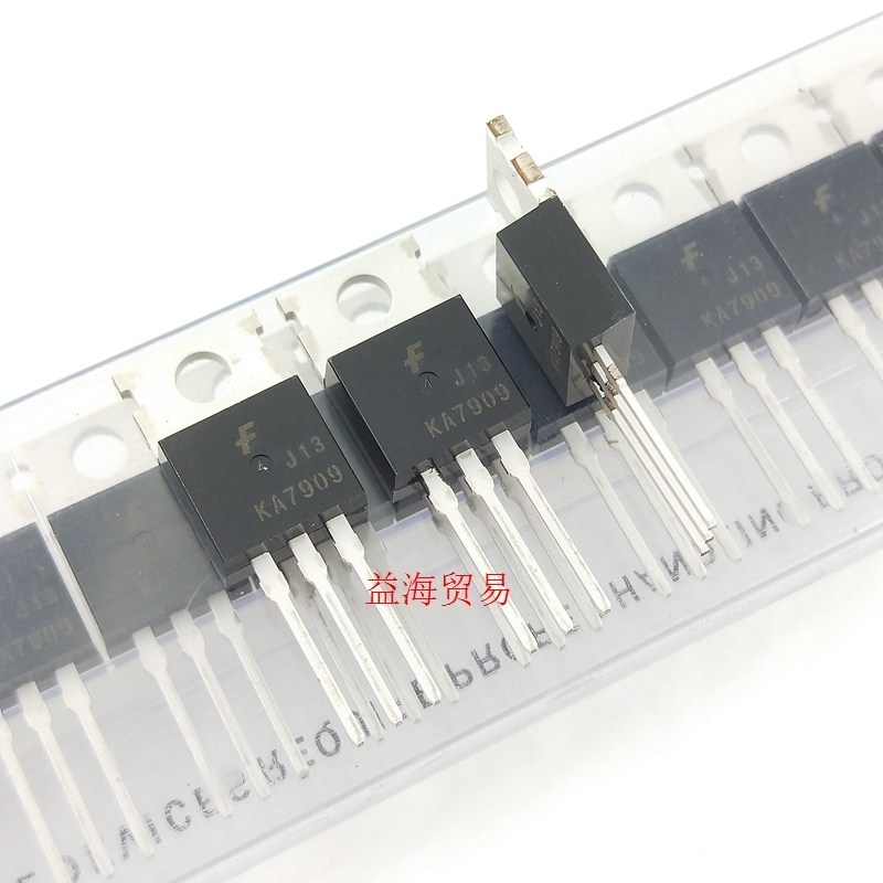 KA7909TU 三极管 直插 TO-220 1.5A/9V 全新原装进口拒绝国产翻新