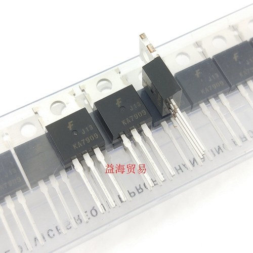 KA7909TU 三极管 直插 TO-220 1.5A/9V 全新原装进口拒绝国产翻新