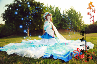 姬如千泷 高月 月儿 阴阳装 秦时 明月 动漫 cosplay  古装 cos服