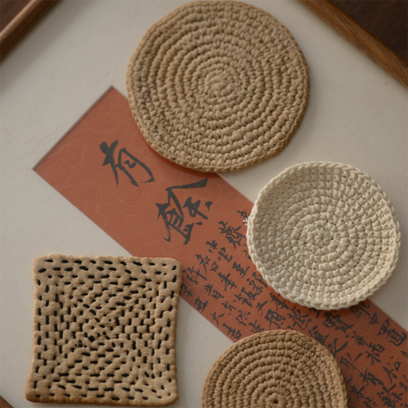 钟声手工民艺刺子绣隔热养壶垫