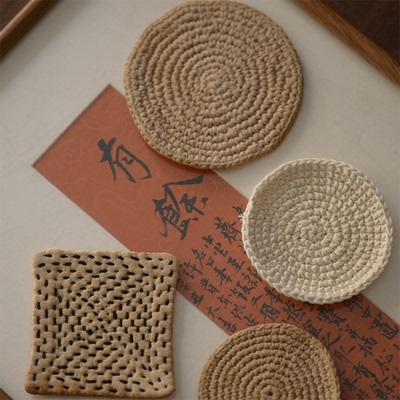 钟声手工民艺刺子绣隔热养壶垫